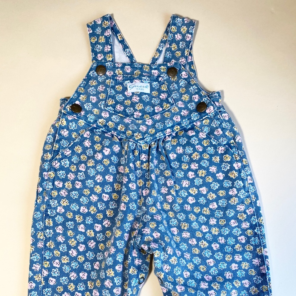Vintage baby Guess overalls